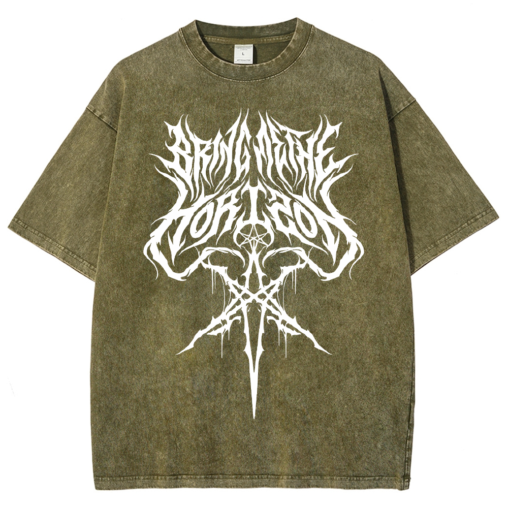 Bring Me The Horizon Short-Sleeved Washed T-Shirt