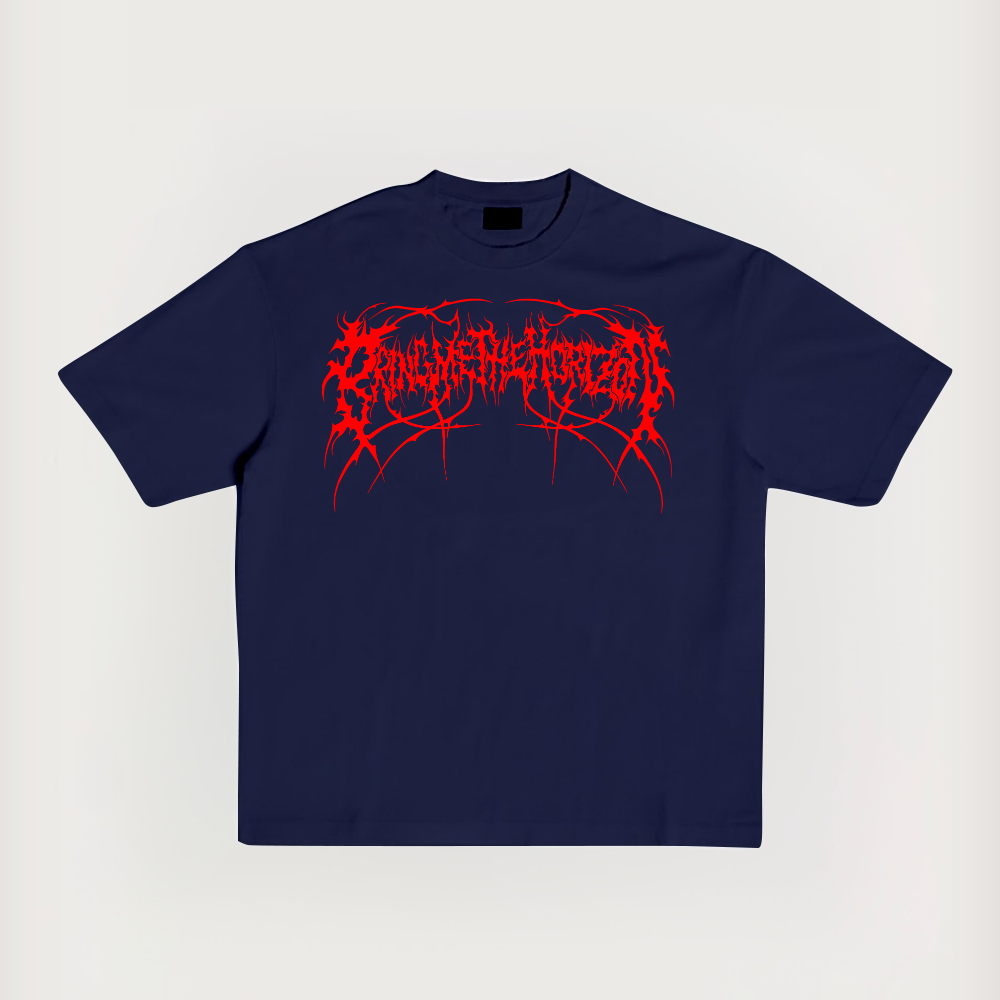 "Bring Me The Horizon" Logo Death Printed Short-Sleeved T-Shirt