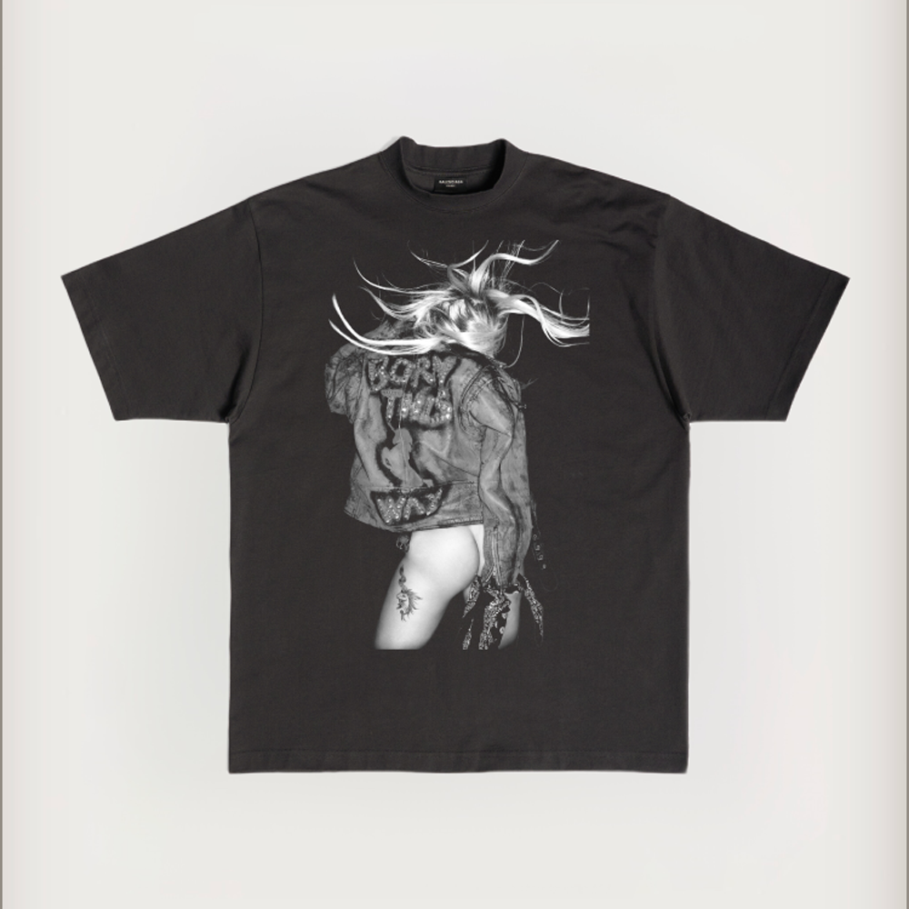 Born This Way Prints Short Sleeves T shirt