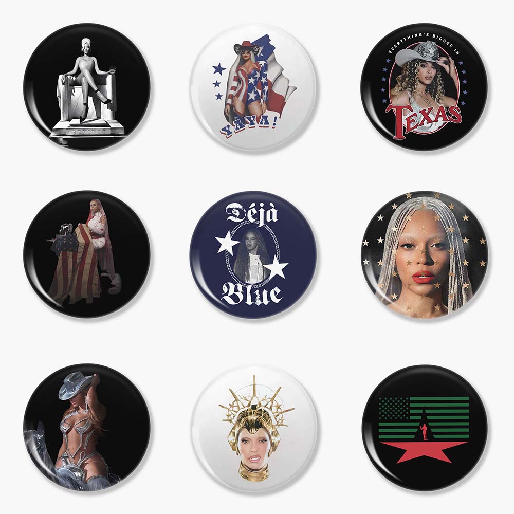 Beyoncé Cowboy Carter Badge Blind Box – 1 Random Collectible Inside