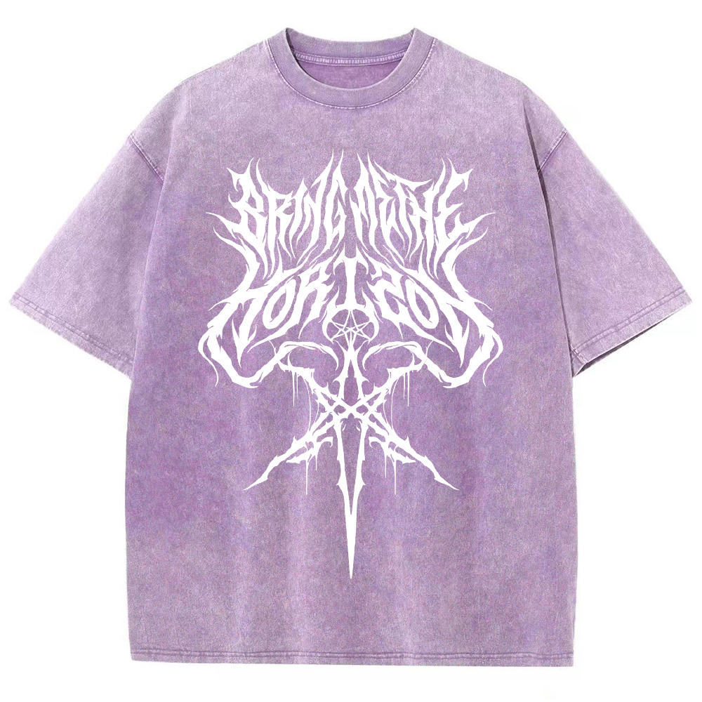 Bring Me The Horizon Short-Sleeved Washed T-Shirt