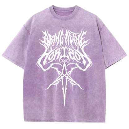 Bring Me The Horizon Short-Sleeved Washed T-Shirt