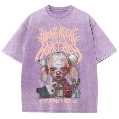 Bring Me The Horizo​​n Short-Sleeved Washed T-Shirt