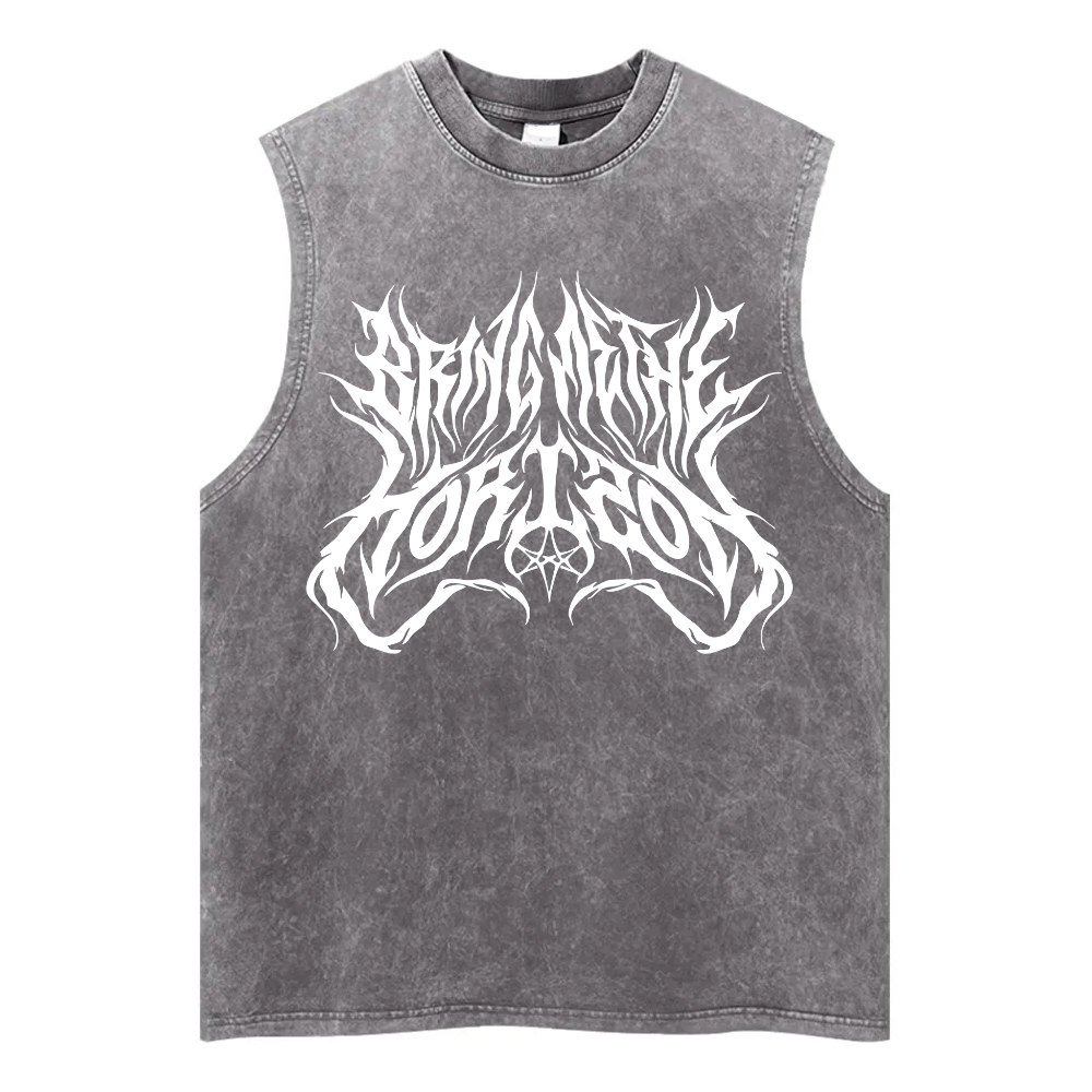 Vintage  Batik Washed Fitness Tank Top