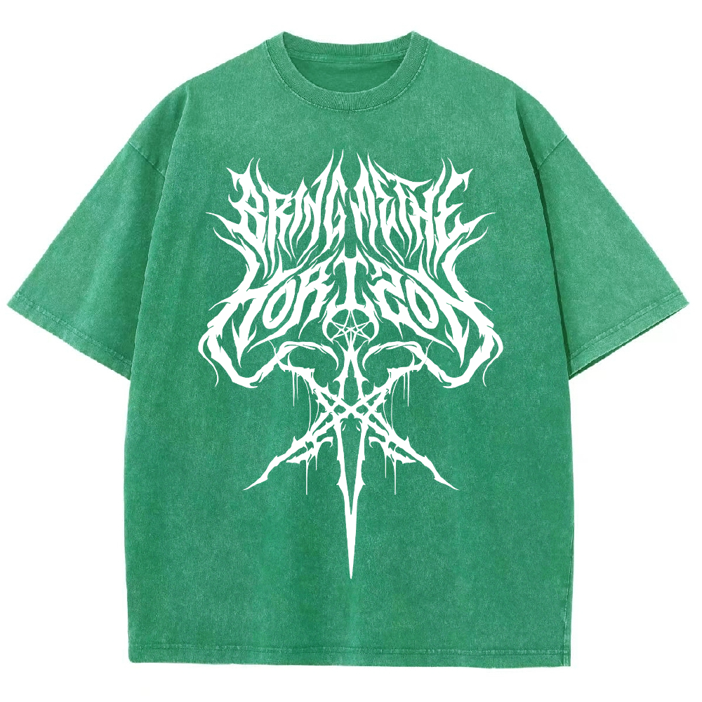 Bring Me The Horizon Short-Sleeved Washed T-Shirt