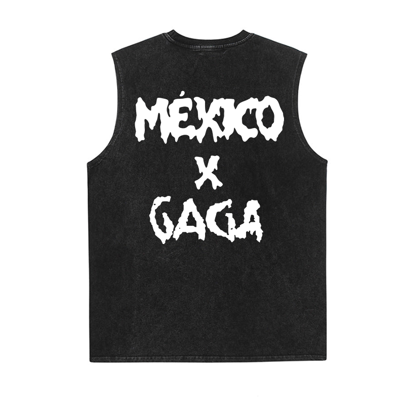 Mexico City Gaga Vintage Washed Tank Top