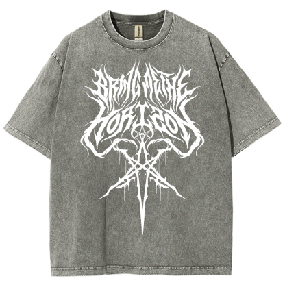 Bring Me The Horizon Short-Sleeved Washed T-Shirt