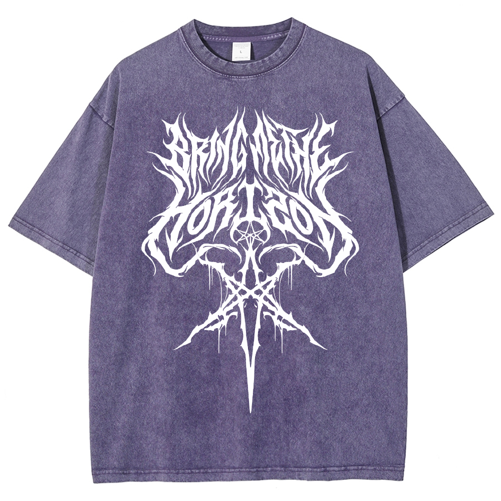 Bring Me The Horizon Short-Sleeved Washed T-Shirt