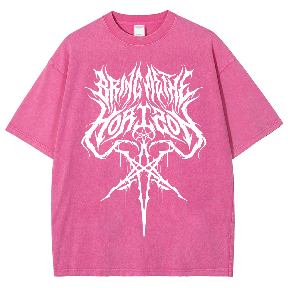 Bring Me The Horizon Short-Sleeved Washed T-Shirt