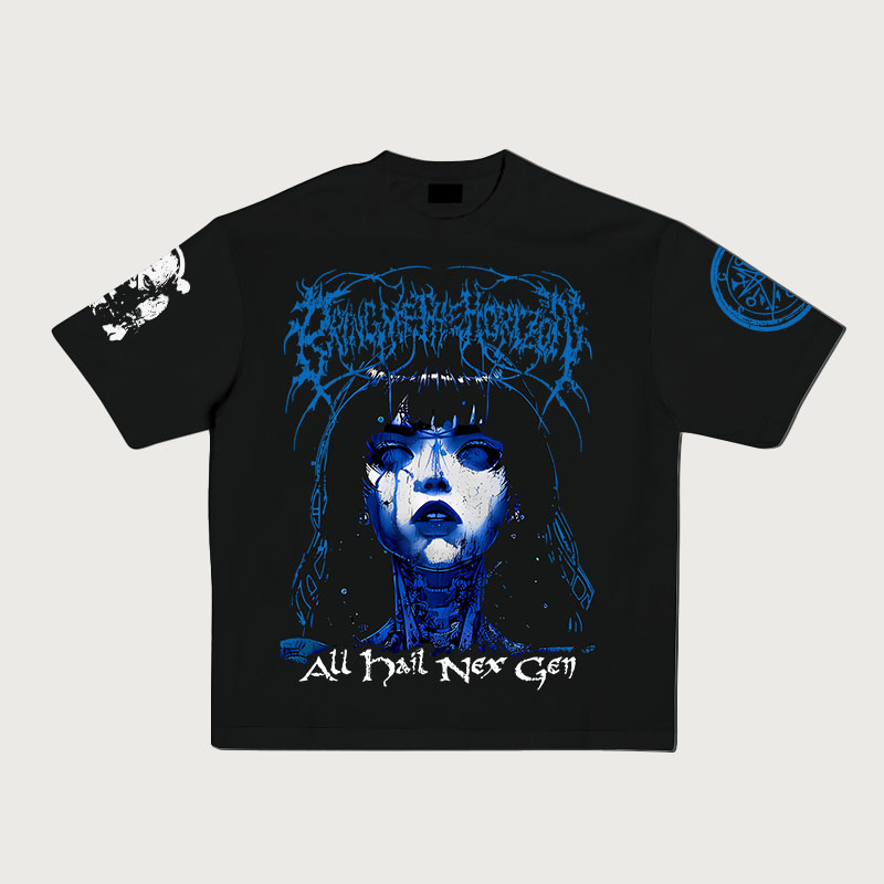 "Bring Me The Horizo" Print Short-Sleeved T-Shirt