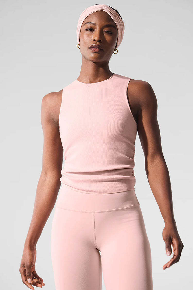 RIBBED EN POINTE TANK