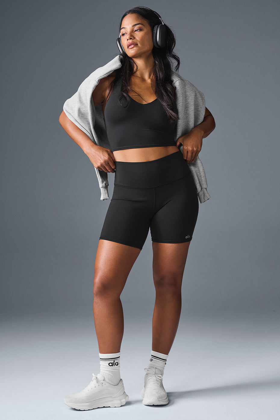 High-Waisted Sculpt Biker Shorts