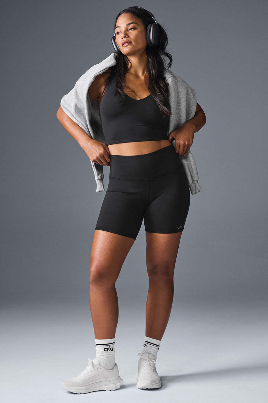 High-Waisted Sculpt Biker Shorts