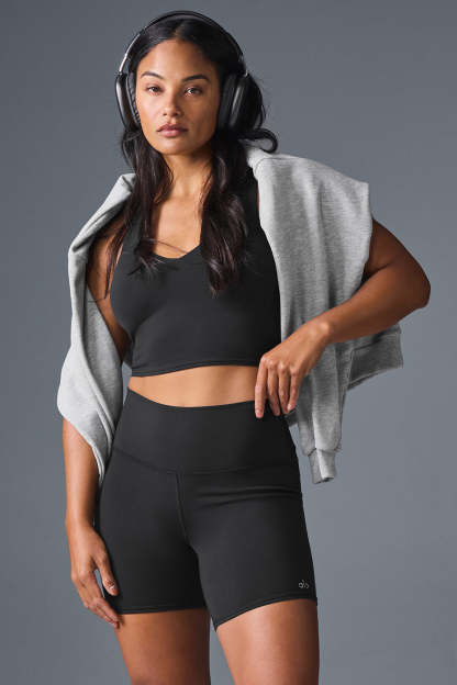 High-Waisted Sculpt Biker Shorts