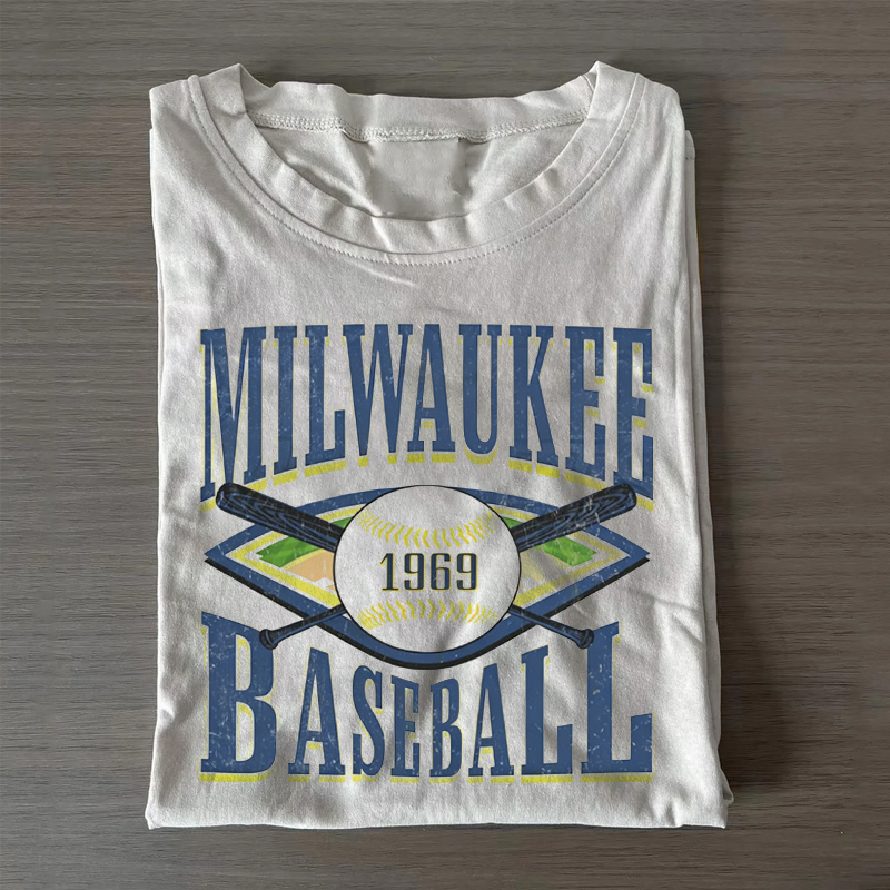 Vintage 1969 Milwaukee  Baseball T-shirt