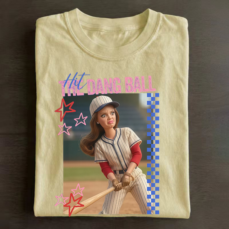Hit The Dang Ball Baseball Mom T-shirt