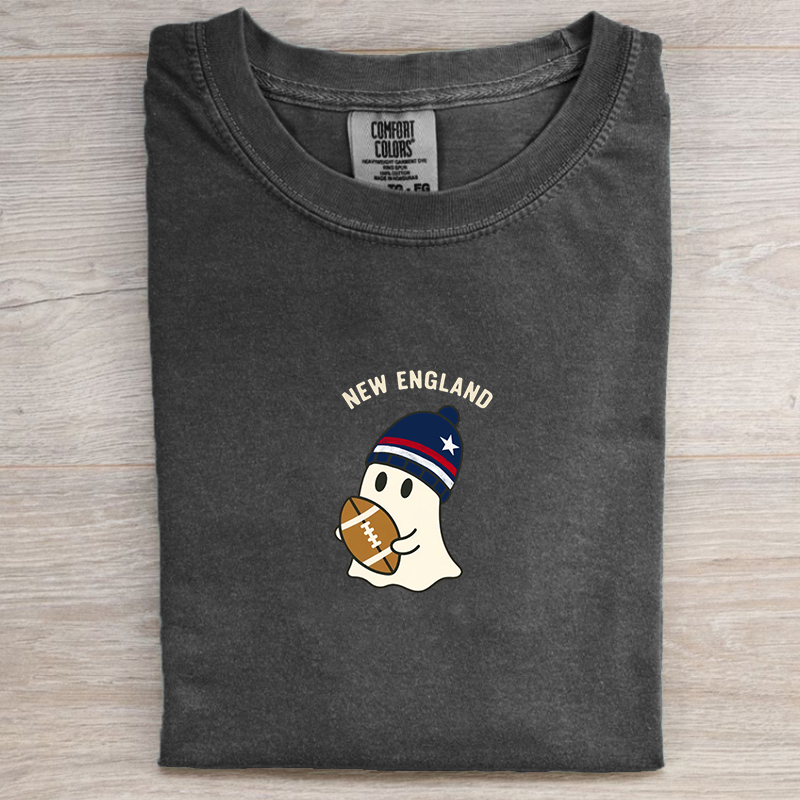 New England Ghost Football T-shirt 
