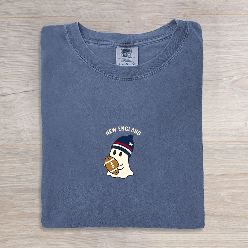 New England Ghost Football T-shirt 