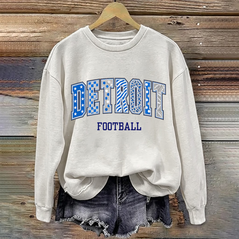 Detroit Football Sweatshirt