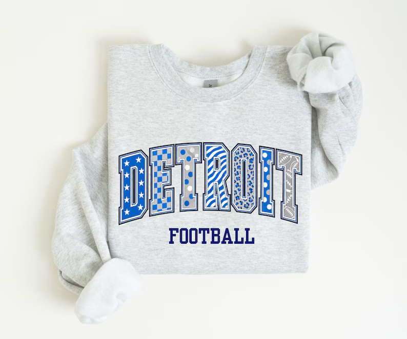 Detroit Football Sweatshirt
