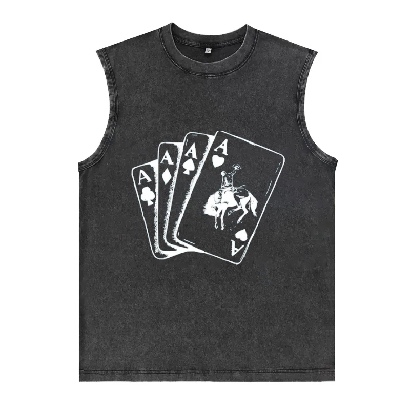 Ace Card Cowboy Western Tank