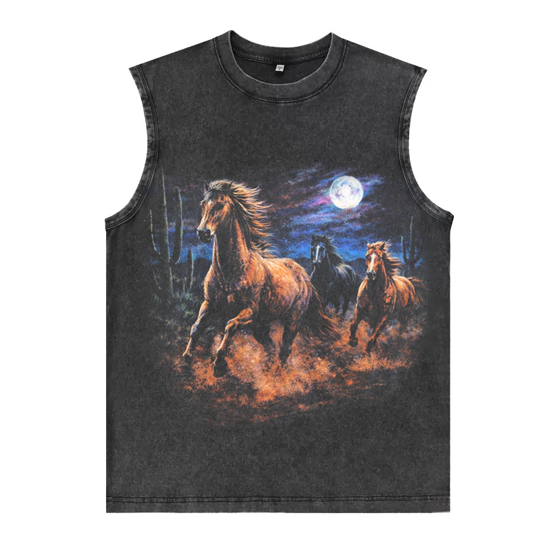 Wild Horses Vintage 90s Graphic Tank