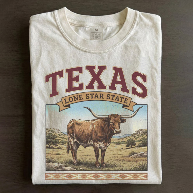 Vintage Texas Bull Graphic T-shirt