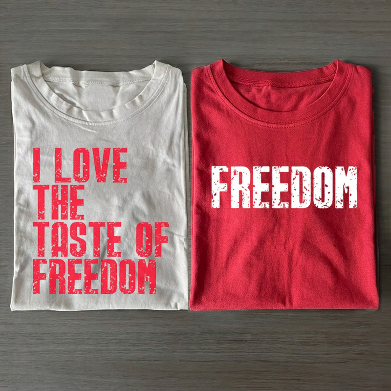 Funny Fourth of July Couples T-shirt
