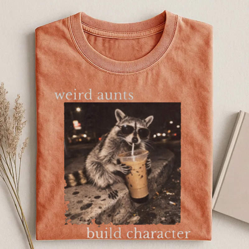 Weird Aunts Build Character T-shirt