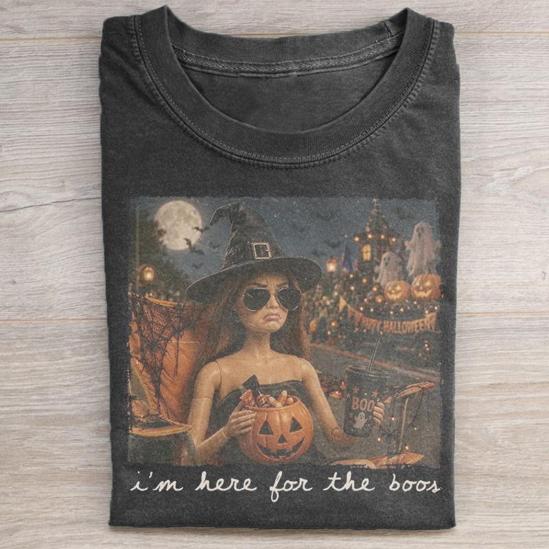 Just Here For the Boos T-shirt