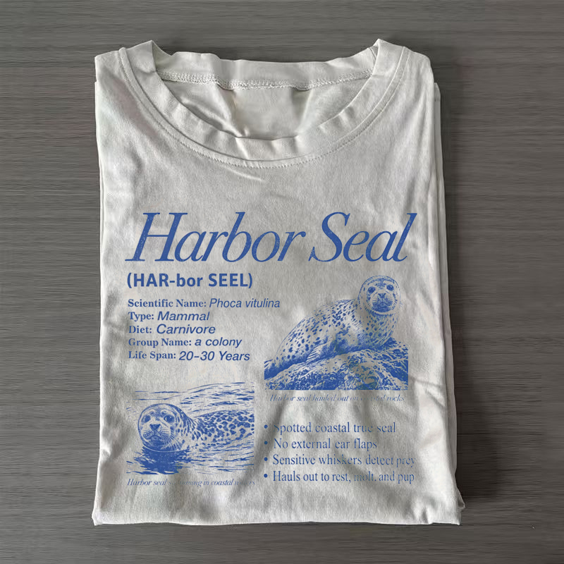 Harbor Seal Vintage 90s T-shirt
