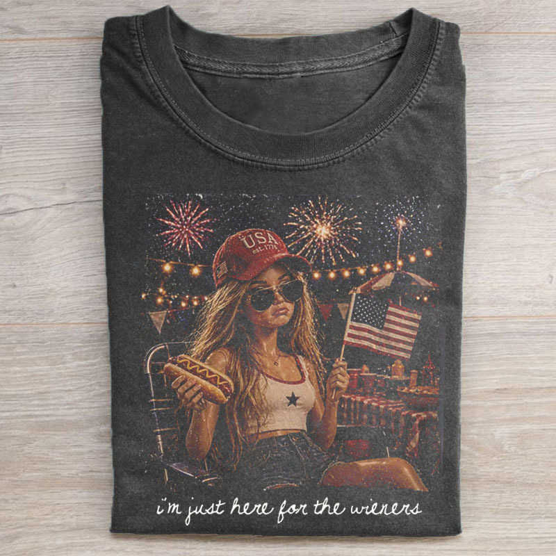 Funny Doll Face 4th of July T-shirt