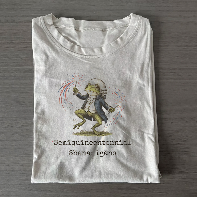 Funny Frog Semiquincentennial T-shirt
