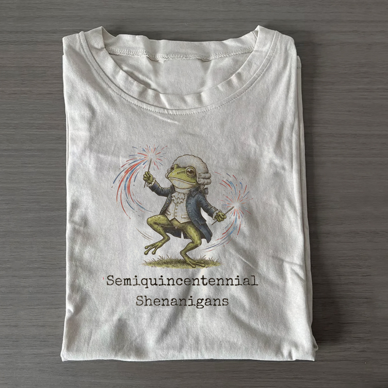 Funny Frog Semiquincentennial T-shirt