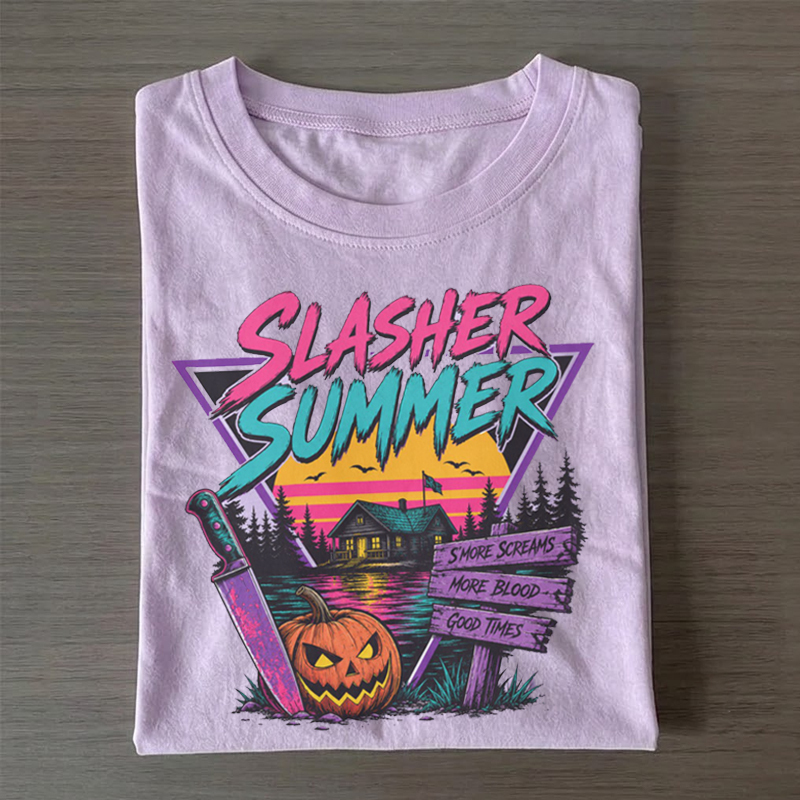 Retro Horror Camp 80s T-shirt