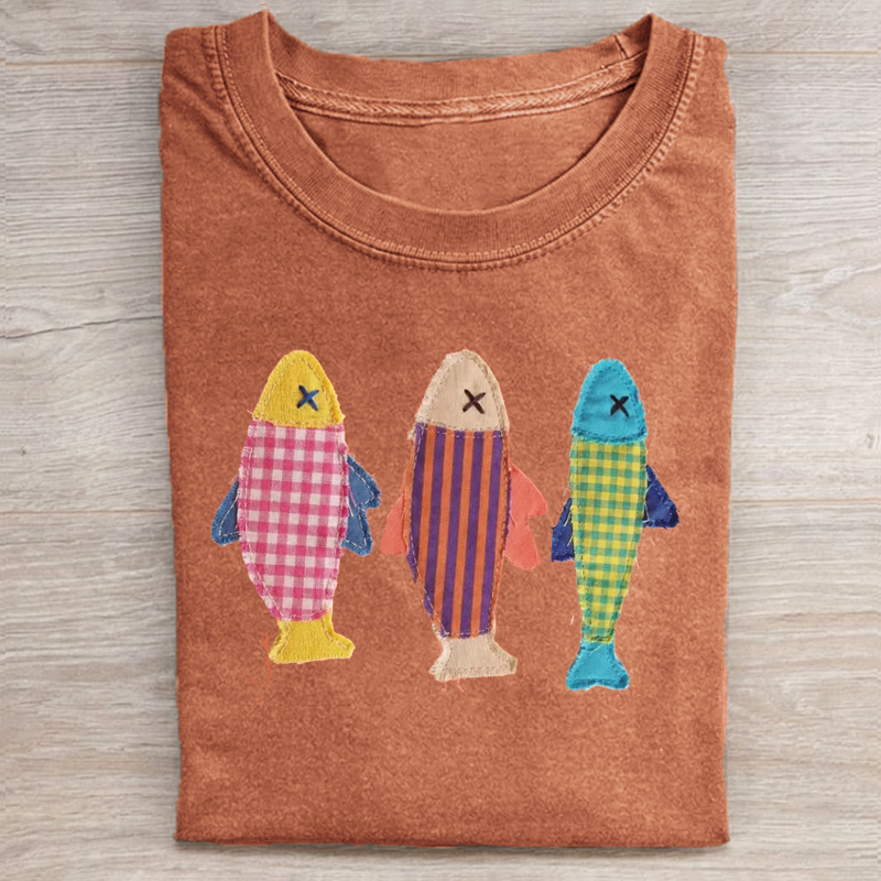 Vintage Aesthetic Summer Fish T-shirt