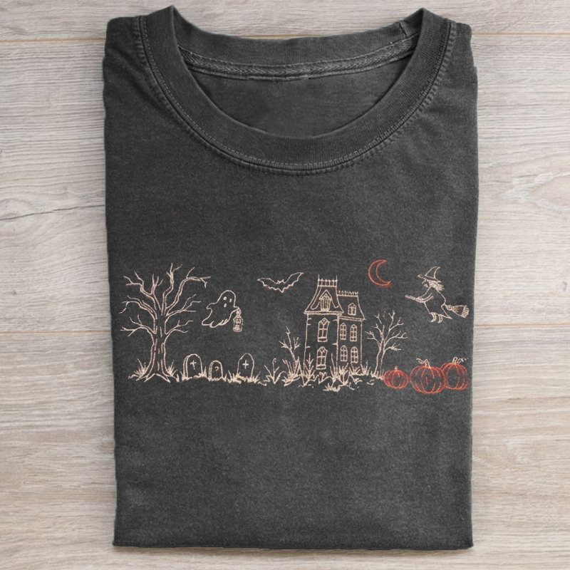 Vintage Haunted Manor T-shirt