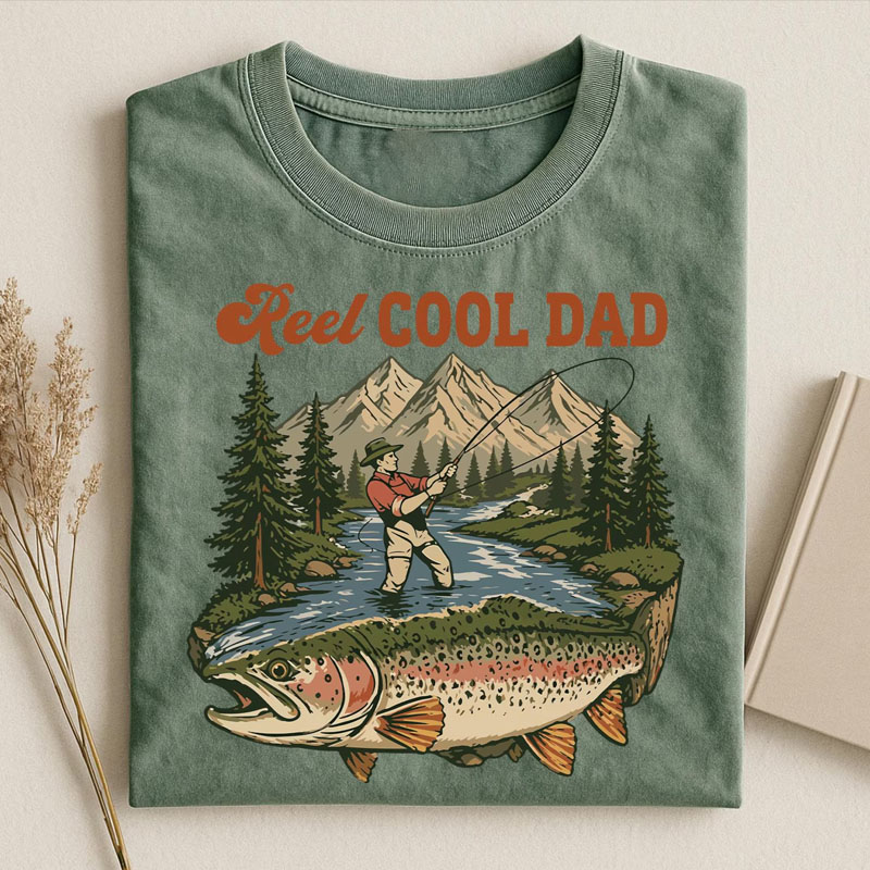 Reel Cool Dad T-shirt
