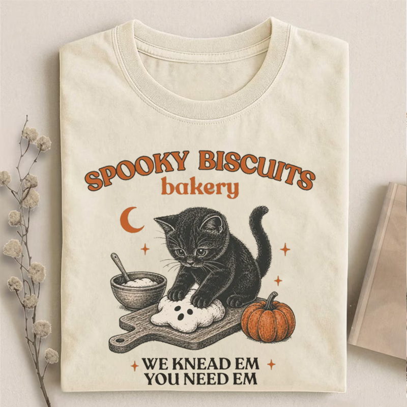 Kitty Biscuits Spooky Season T-shirt