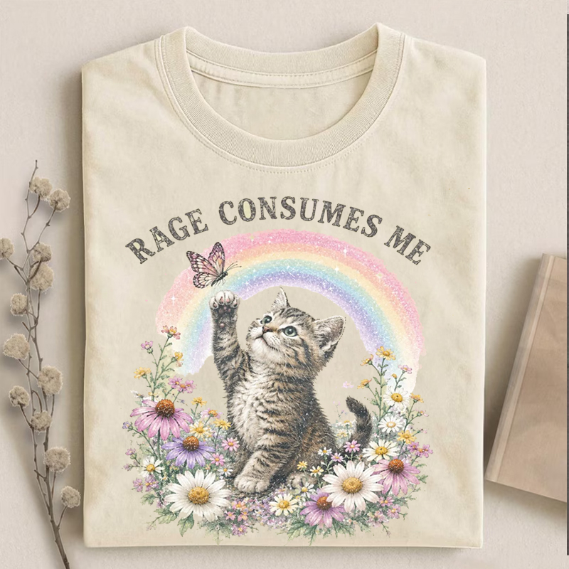 Vintage Rage Consumes Me T-shirt