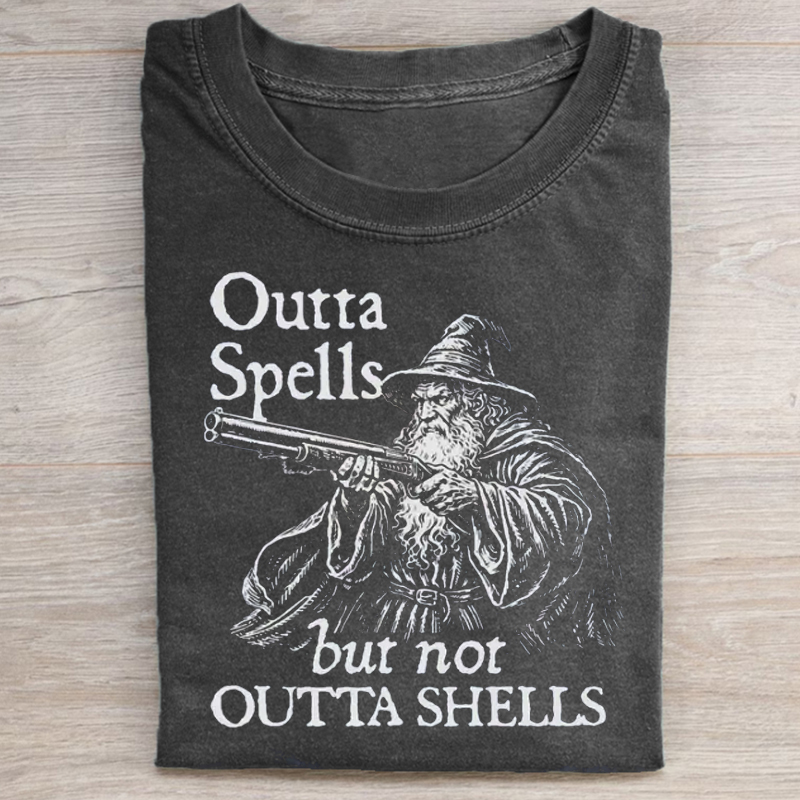 Funny Wizard Gun T-shirt