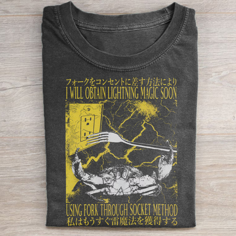 I Will Obtain Lightning Magic Soon T-shirt