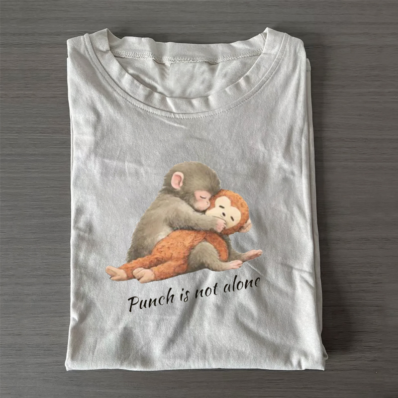 Retro Monkey Baby Punch T-shirt