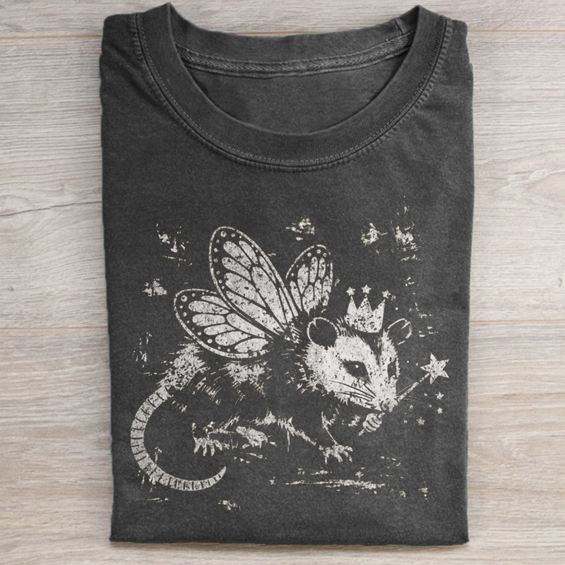 Funny Fairy Opossum Meme T-shirt