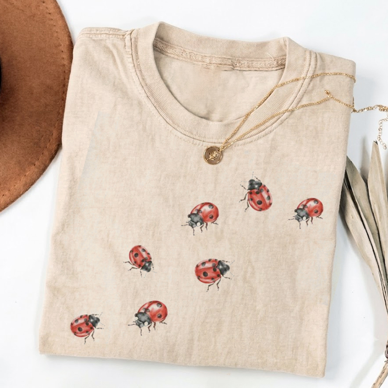 Vintage Ladybug Sand T-shirt