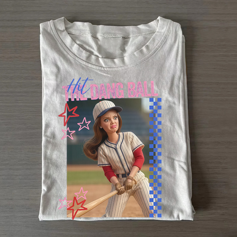 Hit The Dang Ball Baseball Mom T-shirt
