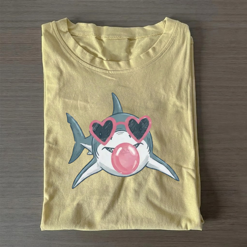 Shark Blowing Bubble T-shirt