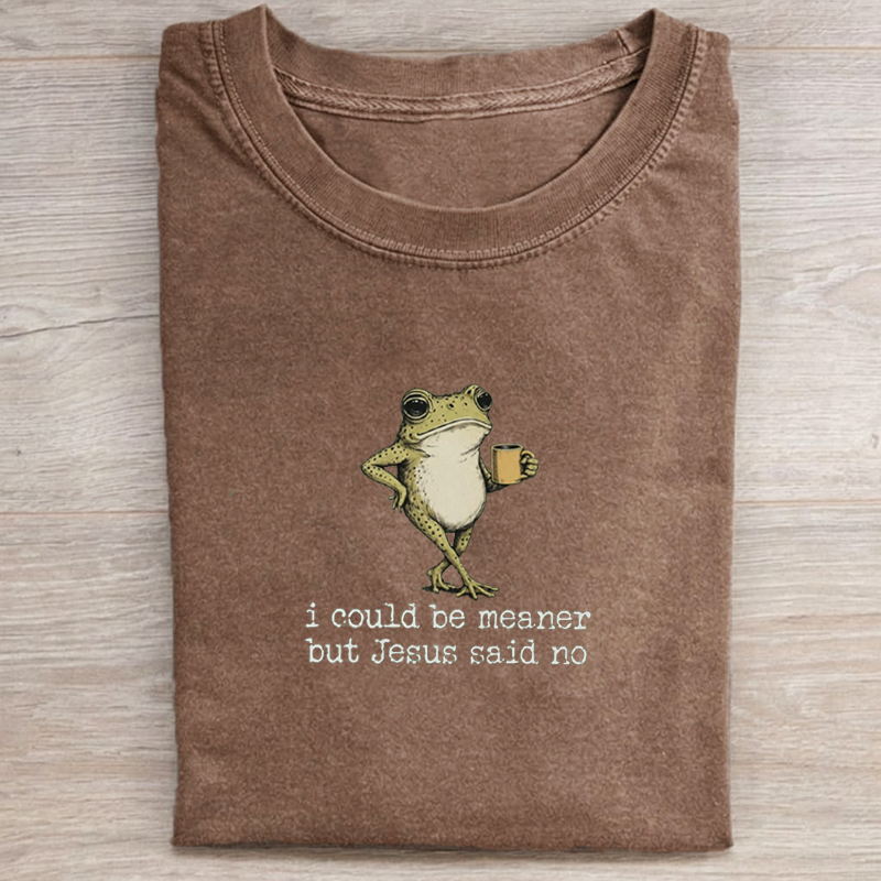 I Could Be Meaner But Jesus Said No T-shirt