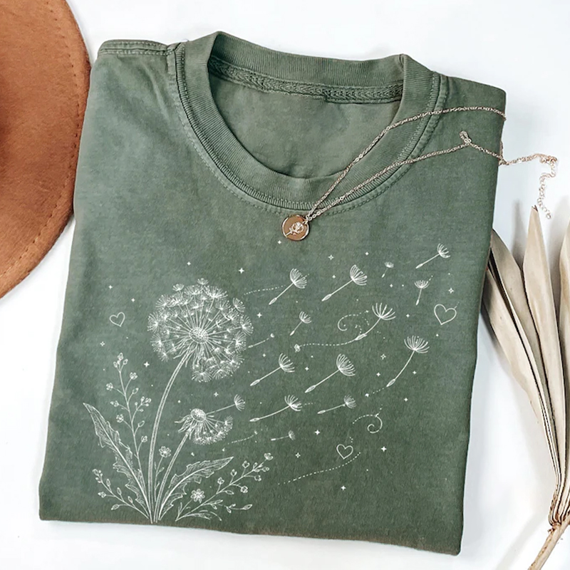 Dandelion Wildflower T-shirt