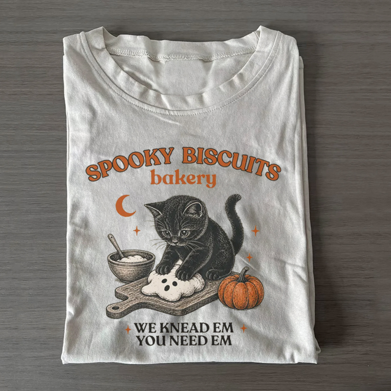 Kitty Biscuits Spooky Season T-shirt